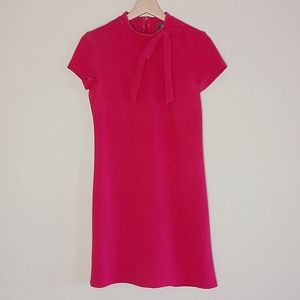 Vince Camuto Pink Bow Neck Size 2 dress
